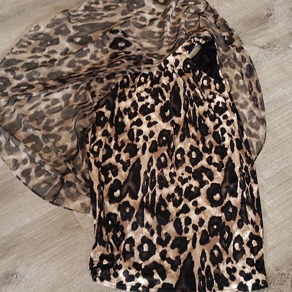 Dress Barn Collection Animal Print Evening Dress - Picture 12 of 16